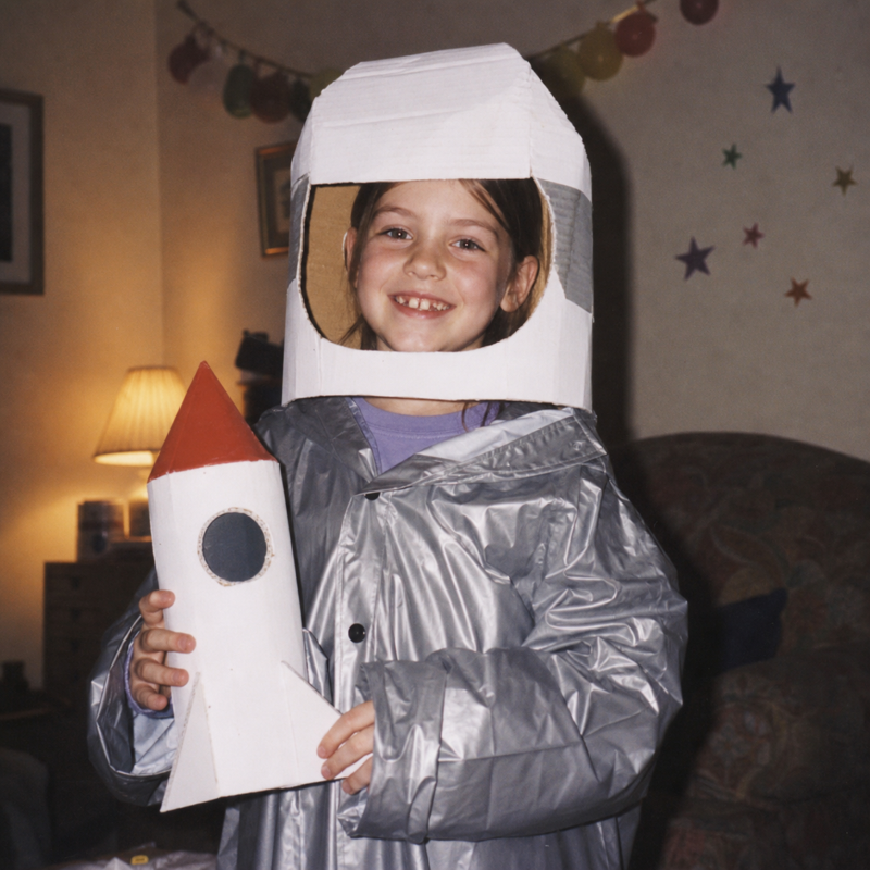 A childhood photo used to reveal the answer to a personal guest question